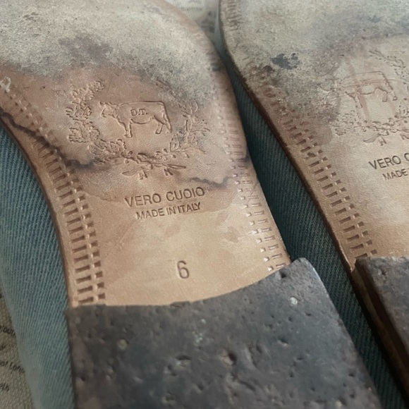 Man Repeller x Del Toro Goofy Face Slippers Denim Loafer Size 6 - Picture 12 of 13